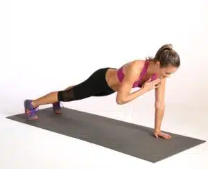 como hacer shoulder taps