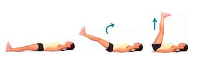 como hacer leg raises o levantamiento de piernas abdominal