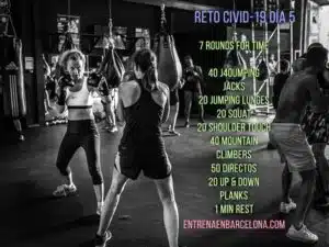 entrenamiento para realizar en casa