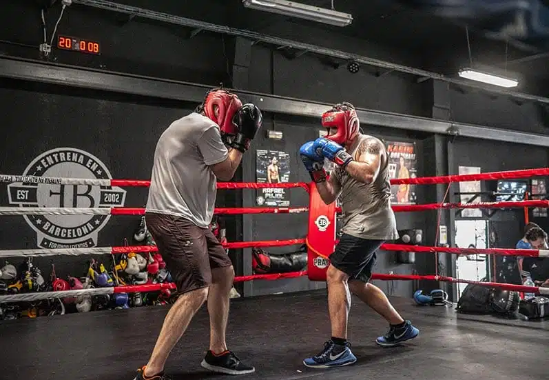 sparring boxeo en Barcelona