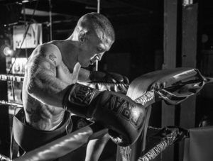 alumno de boxeo en entrena en Barcelona, Poble Nou