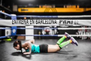 entrenamiento boxeo en poble nou