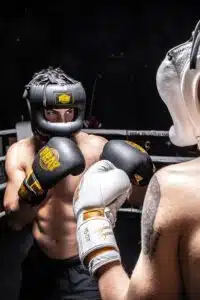 sparring boxeo en Entrena en Barcelona, Diagonal Mar