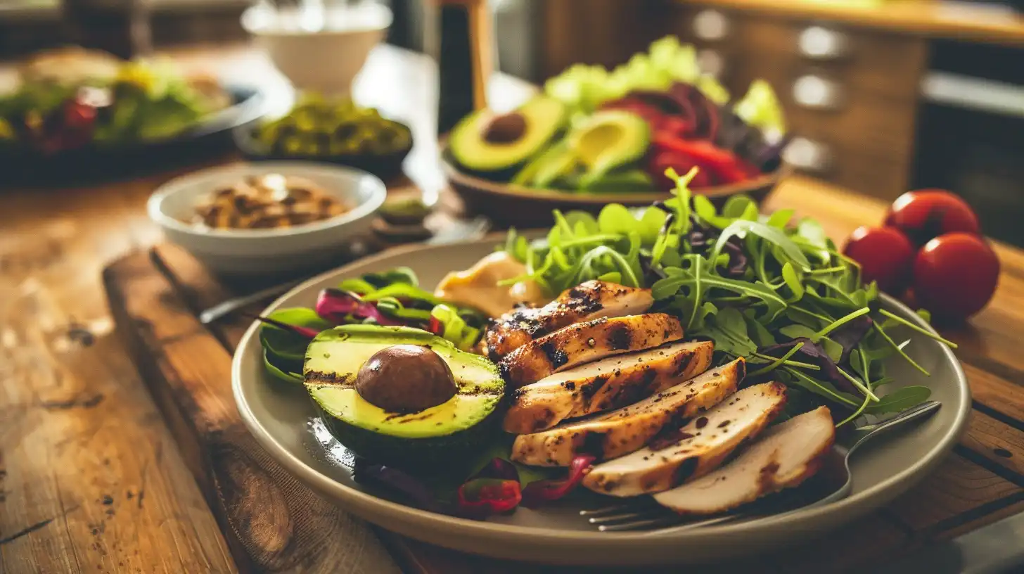 almuerzo saludable keto