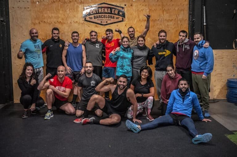 team building, bienvenida, grupo, Entrena en Barcelona, gym, Poblenou, Sant Martí