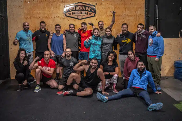 team building, bienvenida, grupo, Entrena en Barcelona, gym, Poblenou, Sant Martí