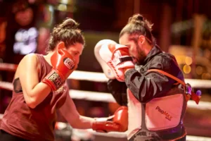 boxeo femenino en Poble Nou Barcelona
