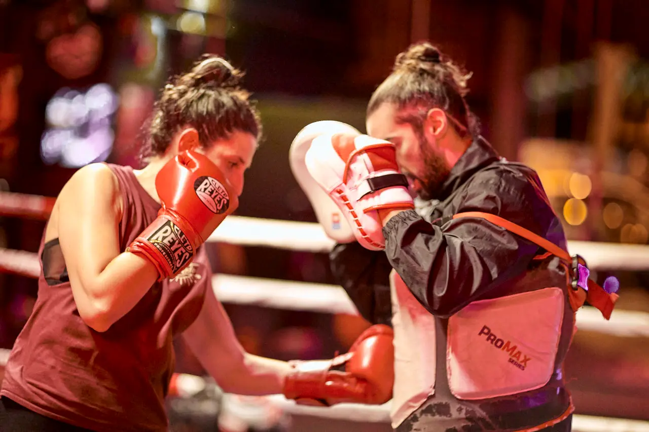 boxeo femenino en Poble Nou Barcelona